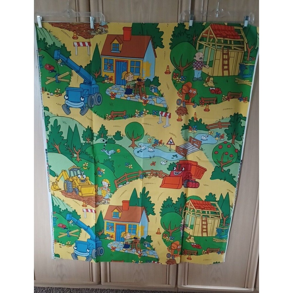 BOB THE BUILDER Fabric / Material - 2003 HIT Keith CHAPMAN - 50" X 44"